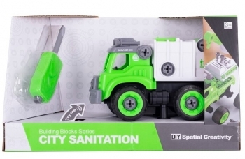 Конструктор DIY Spatial Creativity Сміттєвоз, зелений (CJ-1365113) - Pampik - 4