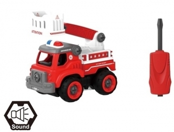 Конструктор DIY Spatial Creativity Пожежний кран, червоний (CJ-1365108) - Pampik - 2