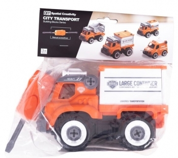 Конструктор DIY Spatial Creativity Вантажівка, помаранчевий (CJ-1379226) - Pampik - 6