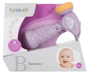 Музична іграшка Funmuch Молоток зі світловими ефектами (FM777-7) - Pampik - 3