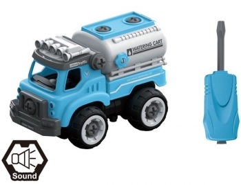 Конструктор DIY Spatial Creativity Цистерна, блакитний (CJ-1379195) - Pampik