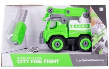 Конструктор DIY Spatial Creativity Строительный кран, зеленый (CJ-1365131) - Pampik - 4