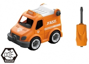 Конструктор DIY Spatial Creativity Служба доставки, оранжевый (CJ-1379208) - Pampik - 2