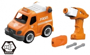 Конструктор DIY Spatial Creativity Служба доставки, оранжевый (CJ-1379205) - Pampik