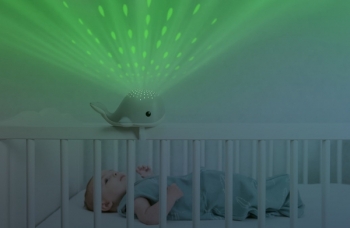 Музыкальный ночник-проектор Zazu Wally Кит, синий (ZA-WALLY-02) - Pampik - 5