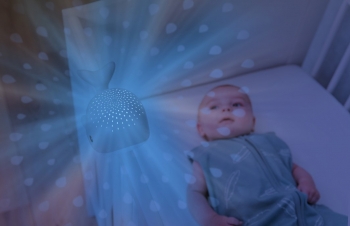 Музыкальный ночник-проектор Zazu Wally Кит, синий (ZA-WALLY-02) - Pampik - 6