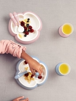 Набор детской посуды BabyBjorn Baby Feeding Set Powder Pink, розовый (078164) - Pampik - 3