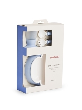 Набор детской посуды BabyBjorn Baby Feeding Set Powder Blue (078167) - Pampik - 2