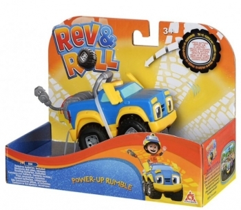 Игровая фигурка Rev&Rol Power-Up Rumble, синий с желтым (EU881210) - Pampik - 2