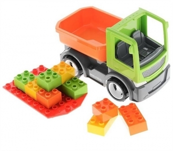Іграшка MultiGO Вантажівка з платформою і кубиками (27054) - Pampik
