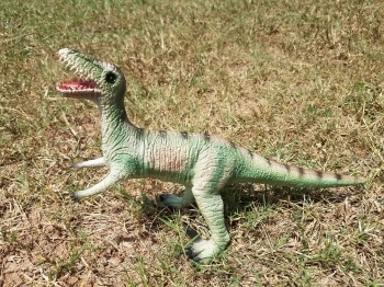 Динозавр Lanka Novelties Динозавр Велоцираптор, сірий, 32 см (21224) - Pampik - 3