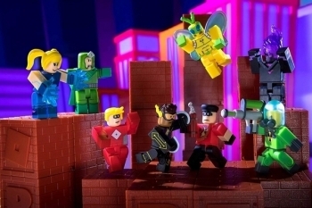 Игровой набор фигурок Roblox Environmental Set Heroes of Robloxia (10763R) - Pampik - 3