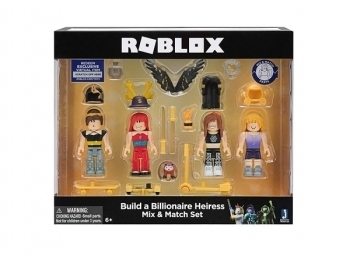 Ігровий набір фігурок Roblox Mix & Match Set Build a Billionaire Heiress W3 (ROG0125) - Pampik