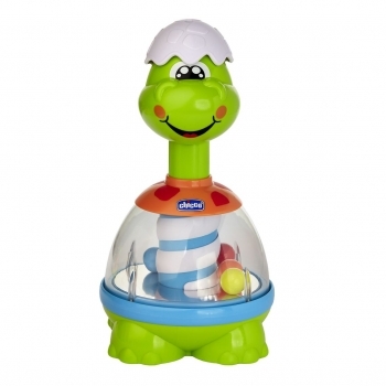 Іграшка-дзига Chicco Динозаврик (09711.00) - Pampik