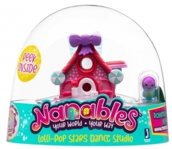 Ігровий набір фігурок Nanables Small Місто солодощів, Студія танців (NNB0016) - Pampik - 2