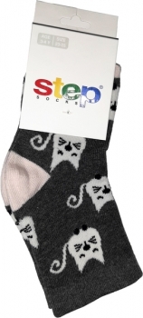 

Носки Step Socks Children Collection Кот, р.27-29, серый (3742)