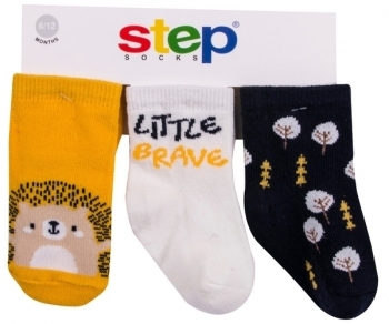 

Носки Step Socks Baby Collection Ежик, р., 3 пары (10036, Разноцвет