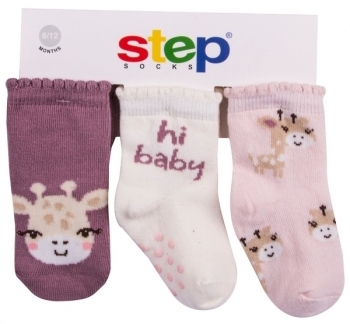 

Носки Step Socks Baby Collection Жираф, р.23-24, 3 пары (10042)