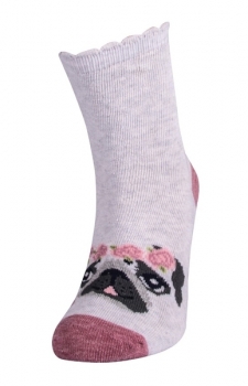 

Носки Step Socks Children Collection Мопс, р., светло-серый (3738