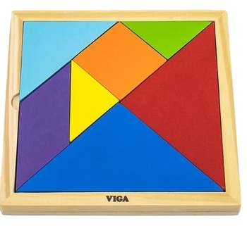 Набір для навчання Viga Toys Танграм (55557) - Pampik