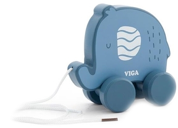 Дерев'яна іграшка-каталка Viga Toys PolarB Слон (44004) - Pampik