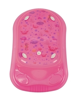 Ванночка Sevi bebe зі зливом, рожевий, 90 см (80) - Pampik - 3