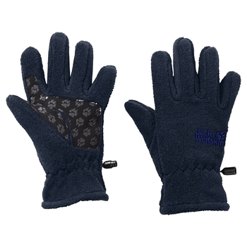 

Перчатки Jack Wolfskin Fleece Glove Kids, флис, р.128, темно-синий (1901861-1911128)