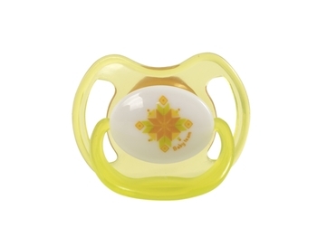 Пустушка латексна класична Baby Team, 6+, салатовий (3222) - Pampik