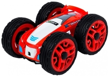 Машинка на радиоуправлении Silverlit 360 mini flip, 1:34, красный (20143-2) - Pampik