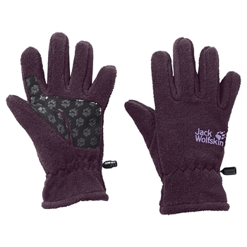 

Перчатки Jack Wolfskin Fleece Glove Kids, флис, р.116, фиолетовый (1901861-1600116)