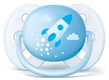 Пустушка Philips Avent (0-6 міс.), м'яка, 2 шт., для хлопчиків (SCF222/20) - Pampik - 2