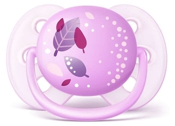 Пустушка Philips Avent (0-6 міс.), м'яка, 2 шт., для дівчаток (SCF227/20) - Pampik - 3