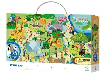 Пазл DoDo Зоопарк, 80 елементів (300259) - Pampik