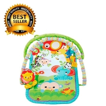 Развивающий музыкальный коврик Fisher-Price Друзья из тропического леса - Pampik - 2