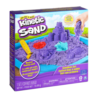 Набір піску для дитячої творчості Wacky-Tivities Kinetic Sand, фіолетовий, 454 г (71402P) - Pampik