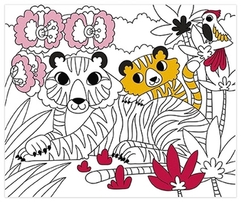 Набор для творчества Janod Бархатные картины (J07792) - Pampik - 4