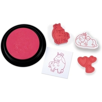 Набір штампів Janod Єдиноріг, 15 шт. (J07797) - Pampik