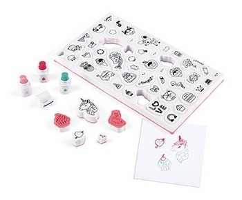 Набір штампів Janod Смайли, 50 шт. (J07801) - Pampik - 4