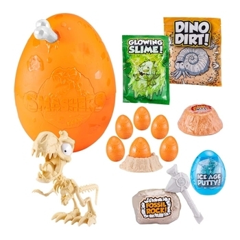 Игровой набор-сюрприз Zuru Smashers Dino Яйцо с аксессуарами (7448B) - Pampik - 3