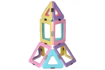 Магнітний конструктор Magplayer, 14 елементів (MPH2-14) - Pampik - 2