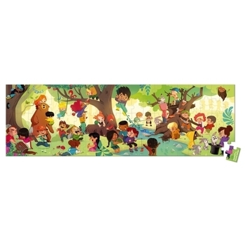 Пазлы Janod Панорама День в лесу, 100 элементов (J02730) - Pampik - 3