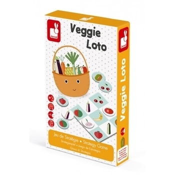 Настольная игра Janod Лото Овощи (J02691) - Pampik