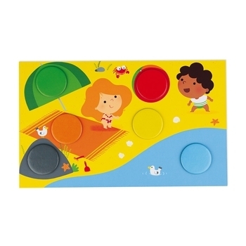 Настільна гра Janod Бінго Вивчення кольору (J02693) - Pampik - 5