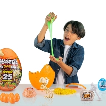 Игровой набор-сюрприз Zuru Smashers Dino Яйцо с аксессуарами (7448B) - Pampik - 5