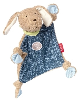 М'яка іграшка Sigikid Собачка, квадратна, синій, 26 см (38792SK) - Pampik