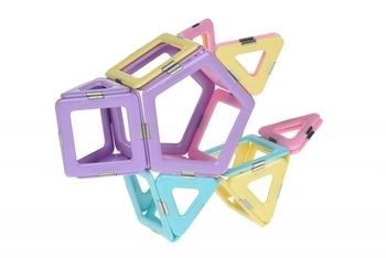 Магнитный конструктор Magplayer, 41 элемент (MPH2-41) - Pampik - 4