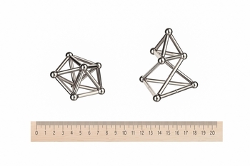 Магнітний конструктор Magplayer, 66 елементів (MPS-66) - Pampik - 5