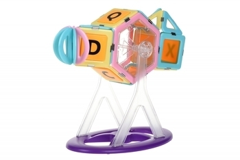 Магнітний конструктор Magplayer, 81 елемент (MPT2-81) - Pampik - 4