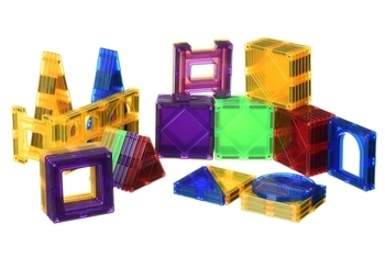 Магнітний конструктор Magplayer, 70 елементів (MPL-70) - Pampik - 7