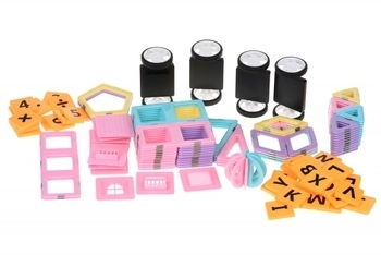 Магнітний конструктор Magplayer, 188 елементів (MPT2-188) - Pampik - 2